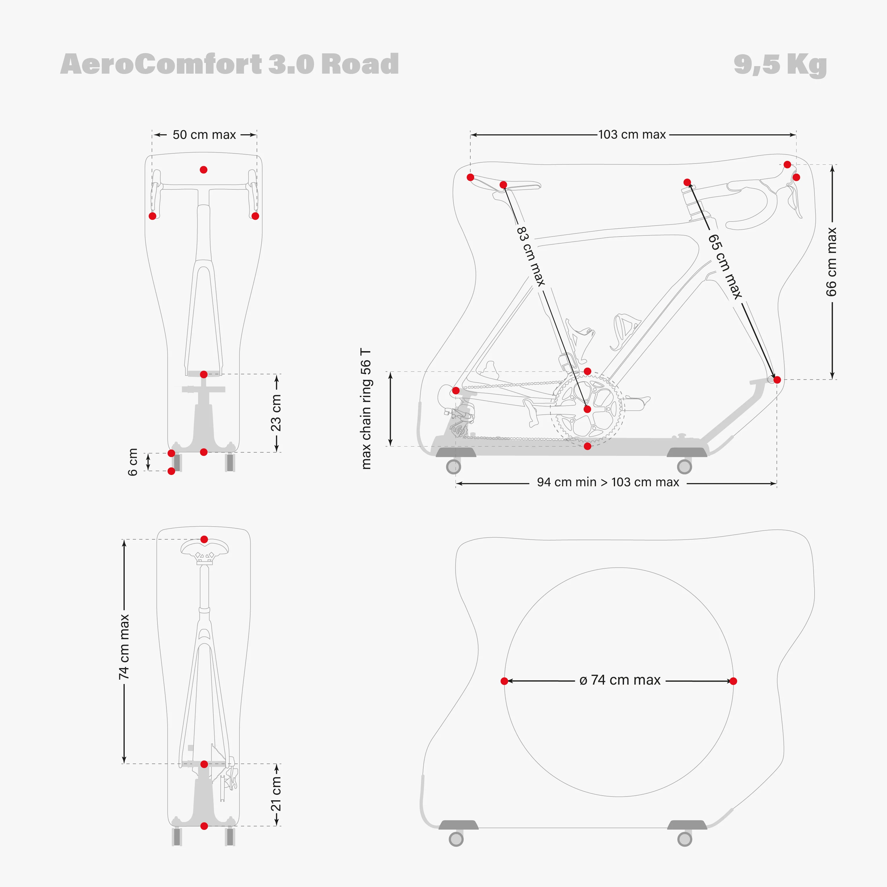 AEROCOMFORT 3.0 ROAD BIKE TRAVEL BAG - Image 11