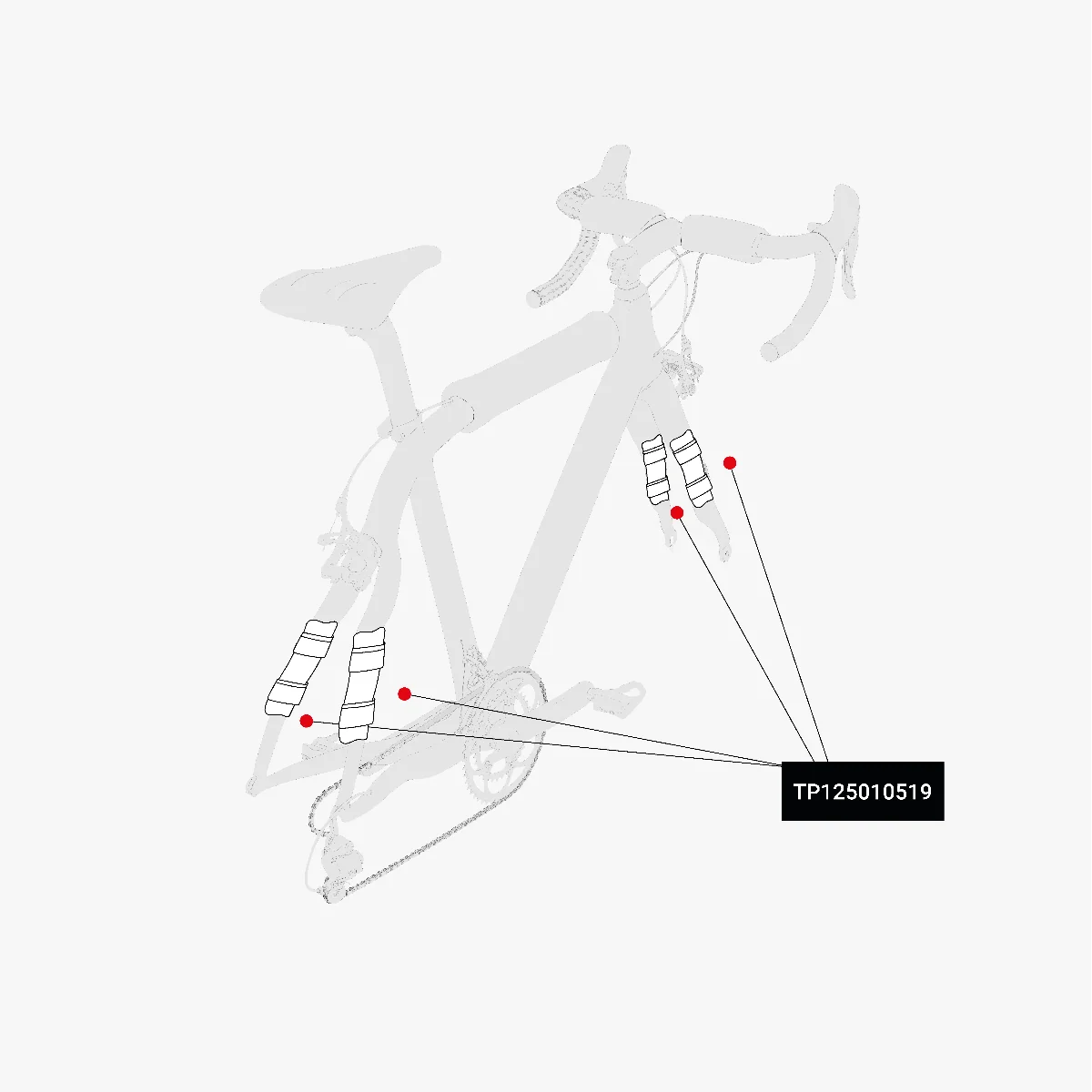 FRONT FORK & SEAT STAY PAD KIT - Image 4
